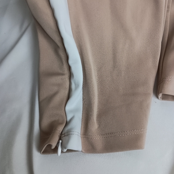 2/$30 HM Relaxed Butterly Pink Blush White Track Active Pants (#389) - Picture 6 of 11